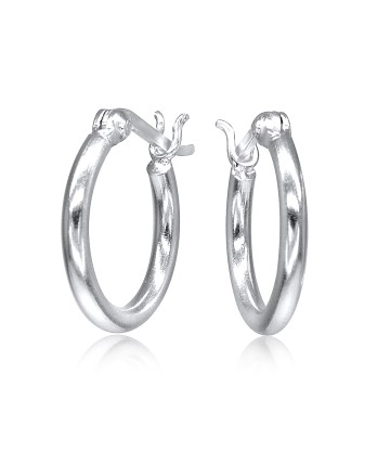 Classic Silver Hoop Earring HO-1747